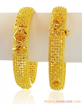 Beautiful Gold Filigree Kada ( Kadas )