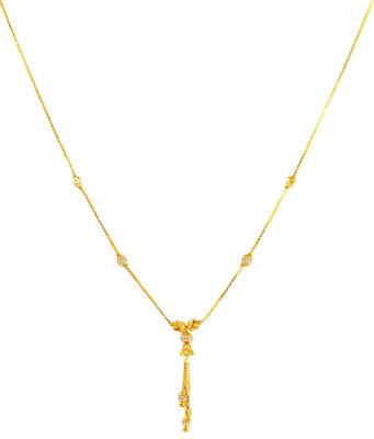 22K Gold Two Tone chain  ( 22Kt Gold Fancy Chains )