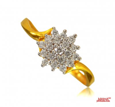 22K Beautiful Signity Ring ( Ladies Signity Rings )