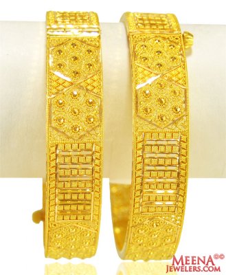 22 Karat Gold Kada (Pair) ( Kadas )