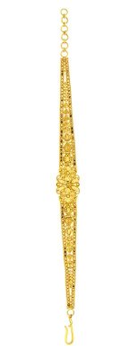 22 Kt Gold Filigree Work Bracelet ( Ladies Bracelets )