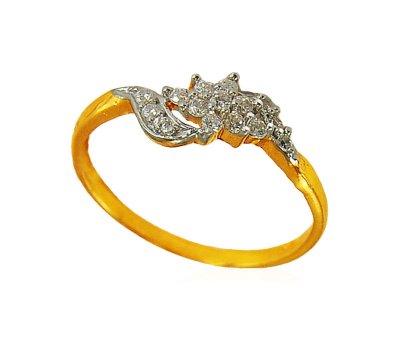 22K Beautiful Signity Ring ( Ladies Signity Rings )