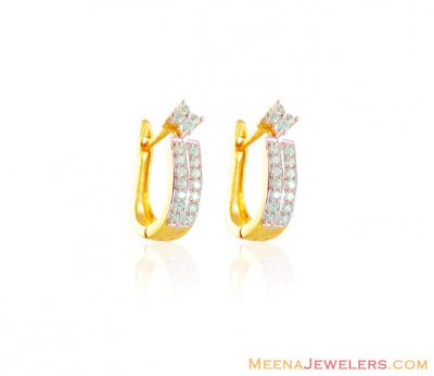 22k Signity Clip On Earring ( Clip On Earrings )