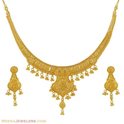 22kt Plain Gold Set ( 22 Kt Gold Sets )