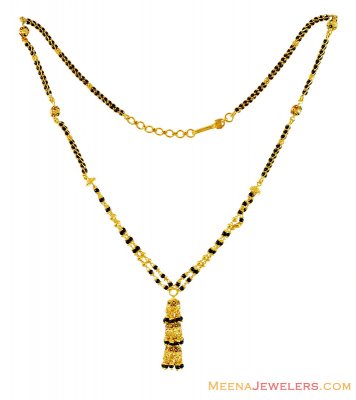 22K Fancy Jhumki Mangalsutra Chain  ( MangalSutras )