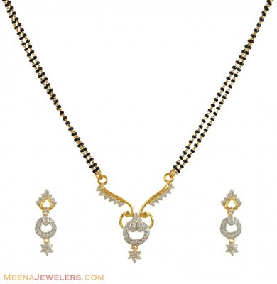 22k Fancy Mangalsutra Set  ( Gold Mangalsutra Sets )