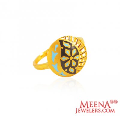 22k Gold Ring for Ladies ( Ladies Gold Ring )