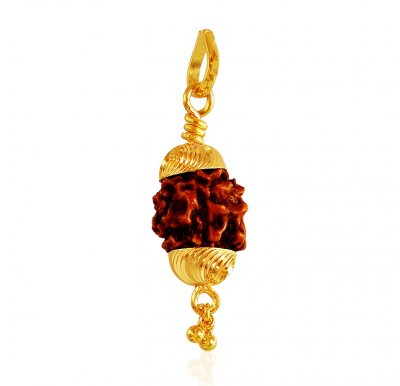 22K Gold Rudraksh Pendant ( Ganesh, Laxmi and other God Pendants )