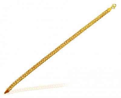 22kt Gold Mens Bracelet ( Men`s Bracelets )