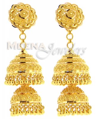 22 Karat Gold Exquisite Earrings ( Exquisite Earrings )