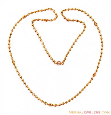 22K Gold Ladies Chain (24 Inches) ( 22Kt Long Chains (Ladies) )