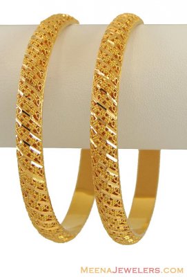 22K Yellow Gold Bangles ( Gold Bangles )