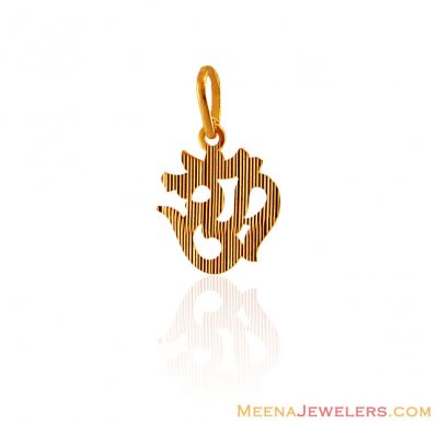 22Kt Om Pendant ( Om Pendants )