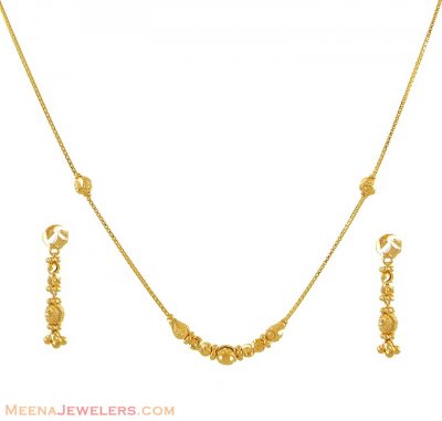 Indian Gold Necklace Set ( Light Sets )