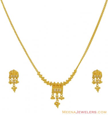 Indian Gold Necklace Set ( Light Sets )