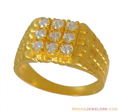 22K Gold Mens Ring ( Mens Signity Rings )