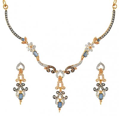 Gold Designer Necklace Set ( Gold Designer Sets )