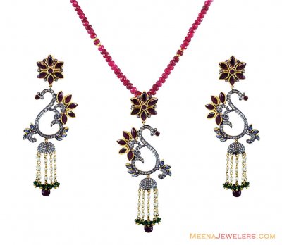 Victorian Pendant Set ( Diamond Victorian Jewelry )