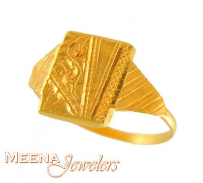 22Kt Gold Baby Ring ( 22Kt Baby Rings )