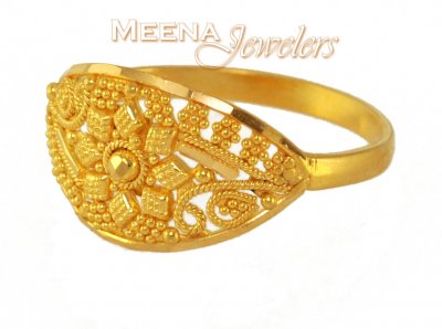 22Kt Gold Ladies Ring ( Ladies Gold Ring )