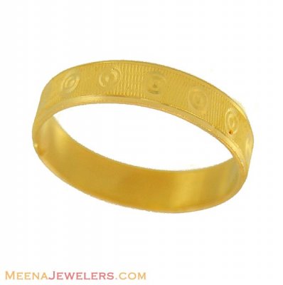 22K Yellow Gold Band ( Wedding Bands )