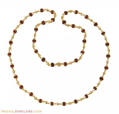 Religious Rudraksha Mala ( Men`s Gold Chains )
