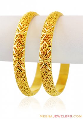 Designer 22k Gold Cutwork Kada ( Kadas )