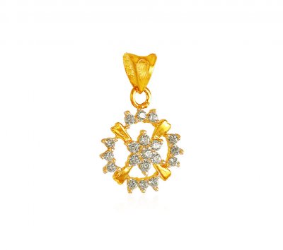 22K Gold Pendant with Cutwork ( Fancy Pendants )