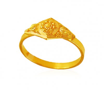 22kt Gold Baby Ring ( 22Kt Baby Rings )