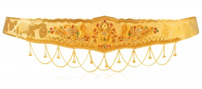 22Karat Gold Peacock Kamar Patta ( Gold Waist Belt )