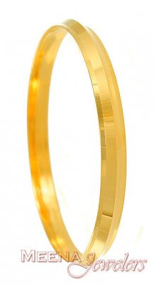 Gold Punjabi Kada ( Mens Gold Kada )