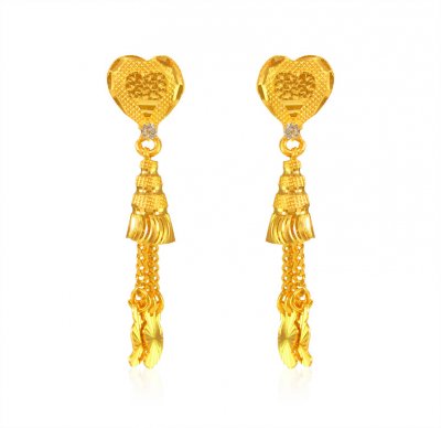 22K Fancy Earrings ( Long Earrings )