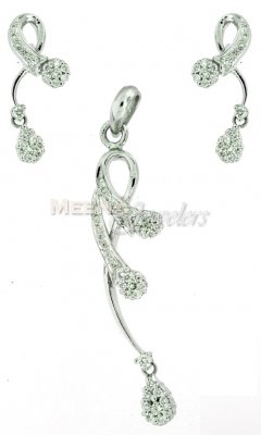 Genuine Diamond Pendant Set ( Diamond Pendant Sets )