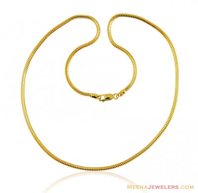 22k Gold Chain for Men ( Plain Gold Chains )