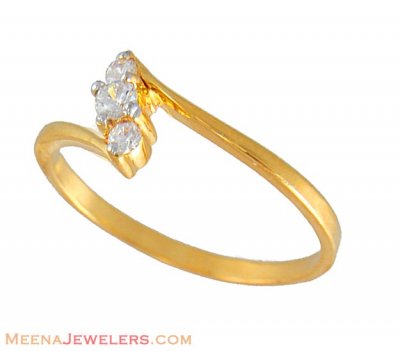 22Kt Gold Ladies Ring ( Ladies Signity Rings )