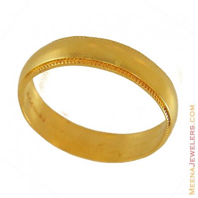 22K Yellow Gold Wedding Band ( Wedding Bands )