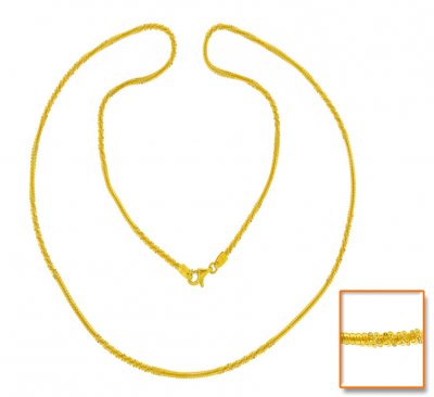 22Kt Gold Chain ( Plain Gold Chains )