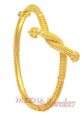 22Kt Gold Filigree Kada ( Kadas )