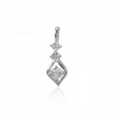 18K White Gold Fancy Pendant ( Fancy Pendants )