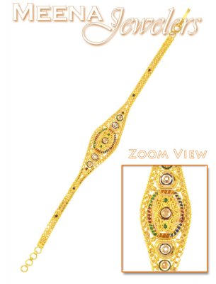 22Kt Gold Filigree Work Bracelet ( 22Kt Baby Bracelets )