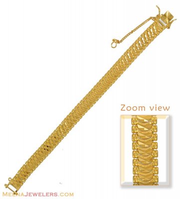 22K Gold Mens Bracelet ( Men`s Bracelets )