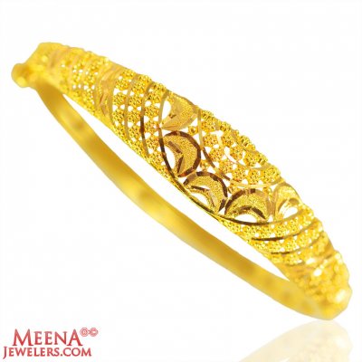 22 kt Ladies Fancy Gold Kada (1 pc) ( Kadas )