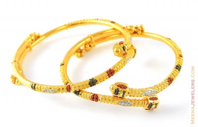 22Kt Gold Multi tone kadas ( Kadas )