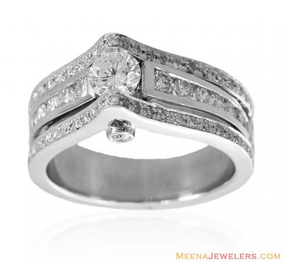 Exclusive 18k Gold Engagement Ring ( Diamond Rings )
