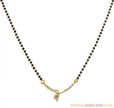 18Kt Gold Diamond Mangalsutra ( Diamond MangalSutras )