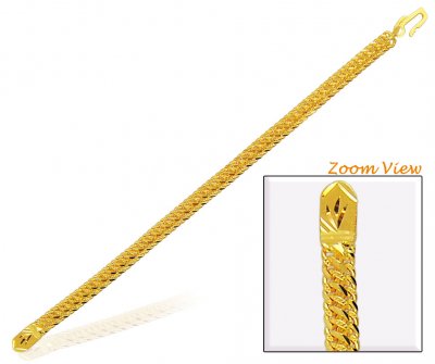 22K Gold Mens Bracelet ( Men`s Bracelets )