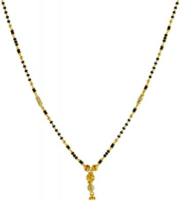 22Kt Gold Two Tone Mangalsutra ( MangalSutras )