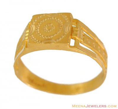 Mens Exquisite Ring (22Kt) ( Mens Gold Ring )
