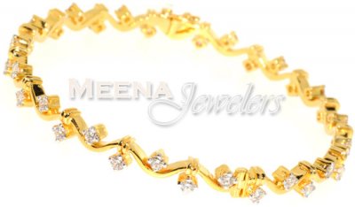 18Kt Diamond Bangles ( Diamond Bangles )