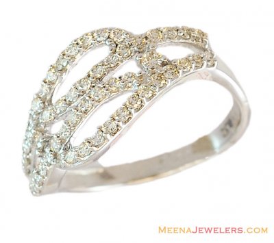 18K Elegant Diamond Ladies Ring ( Diamond Rings )